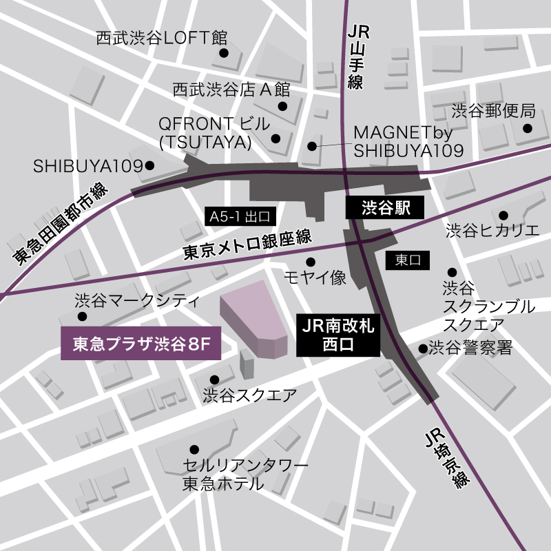 東急リバブル株式会社 GRANTACT渋谷｜地図