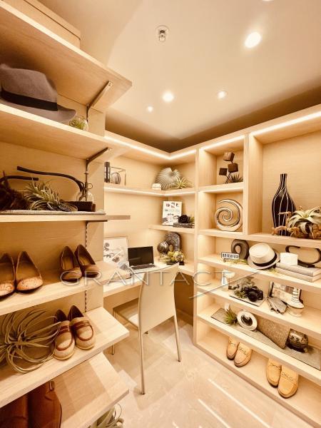 Shoes In Closet and Desk space