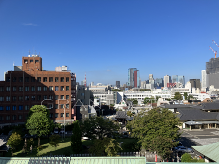 View from the balcony　