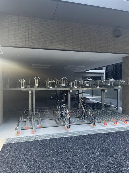 Place for storing bicycles